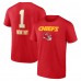 Футболка Xavier Worthy Kansas City Chiefs Name & Number Team Wordmark - Red