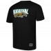 Jacksonville Jaguars Mitchell & Ness Black Crew-Neck T-Shirt