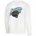 Jacksonville Jaguars Mitchell & Ness White Duval Classic Logos Pullover Sweatshirt