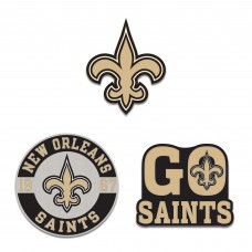 New Orleans Saints WinCraft Three-Piece Collector Pin Set