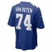 New York Giants Greg Van Roten Nike Royal Team Game Jersey
