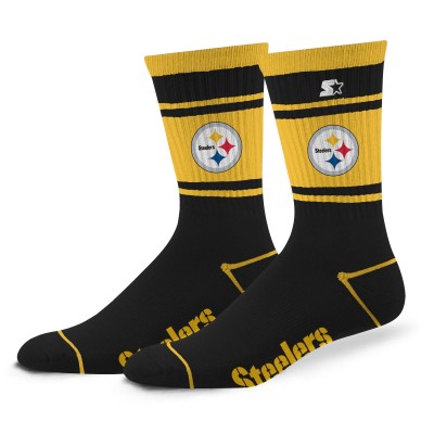 Unisex Pittsburgh Steelers Starter Billboard Crew Socks