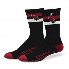 Unisex Arizona Cardinals Starter Team Color Two-Stripe Crew Socks