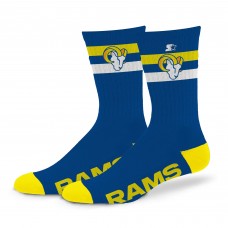 Los Angeles Rams Starter Unisex Team Color Two-Stripe Crew Socks Los Angeles Rams Starter Unisex Team Color Two-Stripe Crew Socks