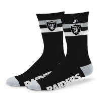 Unisex Las Vegas Raiders Starter Team Color Two-Stripe Crew Socks