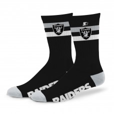 Unisex Las Vegas Raiders Starter Team Color Two-Stripe Crew Socks