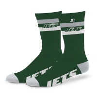 Unisex New York Jets Starter Team Color Two-Stripe Crew Socks