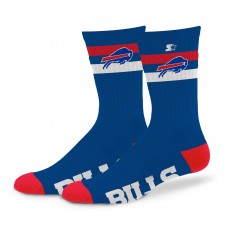 Unisex Buffalo Bills Starter Team Color Two-Stripe Crew Socks