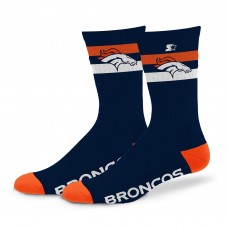 Unisex Denver Broncos Starter Team Color Two-Stripe Crew Socks