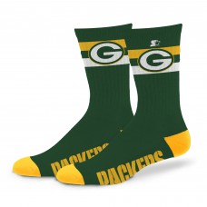 Unisex Green Bay Packers Starter Team Color Two-Stripe Crew Socks