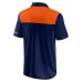 Denver Broncos Fanatics Navy Color-Block Polo