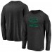 Футболка с длинным рукавом Green Bay Packers Fanatics Black Iconic Striated Dark Logo Raglan