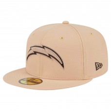 Бейсболка Los Angeles Chargers New Era Tan Candied Pecan 59FIFTY