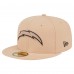 Бейсболка Los Angeles Chargers New Era Tan Candied Pecan 59FIFTY