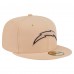 Бейсболка Los Angeles Chargers New Era Tan Candied Pecan 59FIFTY