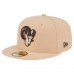 Бейсболка Los Angeles Rams New Era Candied Pecan 59FIFTY - Tan