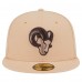Бейсболка Los Angeles Rams New Era Candied Pecan 59FIFTY - Tan
