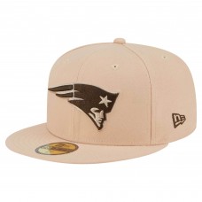 Бейсболка New England Patriots New Era Tan Candied Pecan 59FIFTY