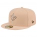 Бейсболка New Orleans Saints New Era Tan Candied Pecan 59FIFTY Fitted