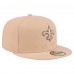 Бейсболка New Orleans Saints New Era Tan Candied Pecan 59FIFTY Fitted