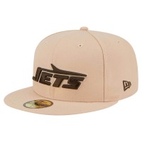 Бейсболка New York Jets New Era Tan Candied Pecan 59FIFTY