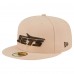 Бейсболка New York Jets New Era Tan Candied Pecan 59FIFTY