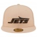 Бейсболка New York Jets New Era Tan Candied Pecan 59FIFTY