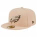 Бейсболка Philadelphia Eagles New Era Candied Pecan 59FIFTY - Tan