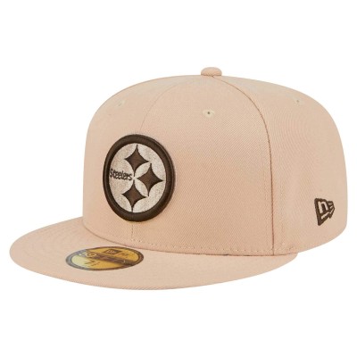 Бейсболка Pittsburgh Steelers New Era Tan Candied Pecan 59FIFTY