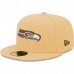 Бейсболка Seattle Seahawks New Era Tan Candied Pecan 59FIFTY