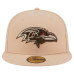 Бейсболка Baltimore Ravens New Era Tan Candied Pecan 59FIFTY