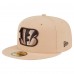 Бейсболка Cincinnati Bengals New Era Tan Candied Pecan 59FIFTY