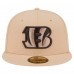Бейсболка Cincinnati Bengals New Era Tan Candied Pecan 59FIFTY