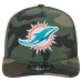 Бейсболка Miami Dolphins New Era Camo Woodsy 9FIFTY