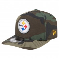 Бейсболка Pittsburgh Steelers New Era Camo Woodsy 9FIFTY Snapback