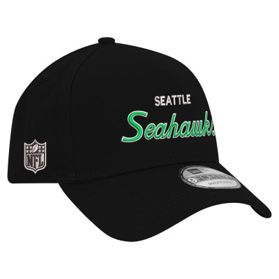 Бейсболка Seattle Seahawks New Era Black Smith 9FORTY