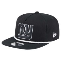 New York Giants New Era Black B-Dub Golfer Snapback Hat