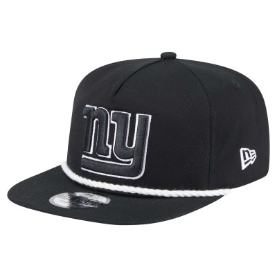 New York Giants New Era Black B-Dub Golfer Snapback Hat