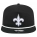 New Orleans Saints New Era Black B-Dub Golfer Snapback Hat