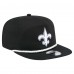 New Orleans Saints New Era Black B-Dub Golfer Snapback Hat