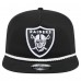 Las Vegas Raiders New Era Black B-Dub Golfer Snapback Hat