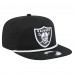 Las Vegas Raiders New Era Black B-Dub Golfer Snapback Hat