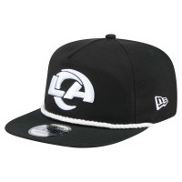Los Angeles Rams New Era B-Dub Golfer Snapback Hat - Black