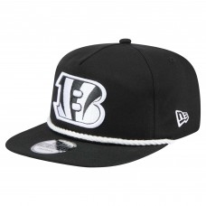 Cincinnati Bengals New Era Black B-Dub Golfer Snapback Hat