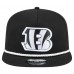 Cincinnati Bengals New Era Black B-Dub Golfer Snapback Hat