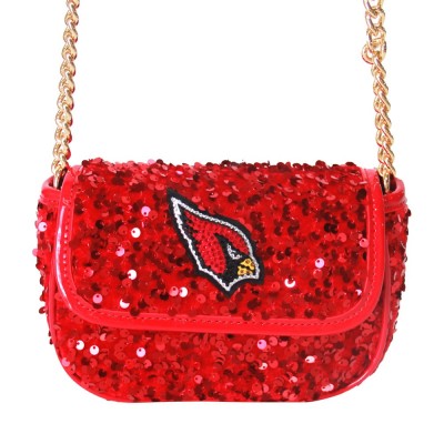 Arizona Cardinals Cuce Cardinal Sequin Crossbody Bag