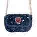 Chicago Bears Cuce Navy Sequin Crossbody Bag