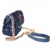 Chicago Bears Cuce Navy Sequin Crossbody Bag