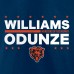 Футболка Chicago Bears Caleb Williams & Rome Odunze Navy Election Players
