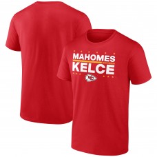 Футболка Patrick Mahomes & Travis Kelce Kansas City Chiefs Election Players - Red
